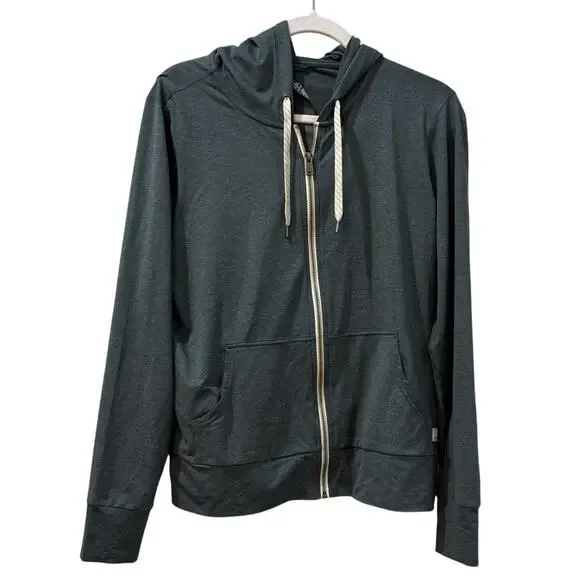 Vuori Halo Performance Hoodie 2.0 Lake Heather - Picture 7 of 12